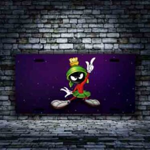 Marvin The Martian Custom License Plate