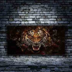 Wild Tiger Animal Art