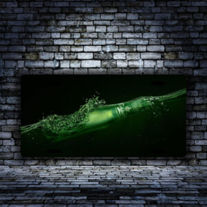 Carlsberg Green Bottle Splash