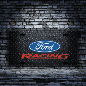 Ford Racing Black Diamond Plate Look