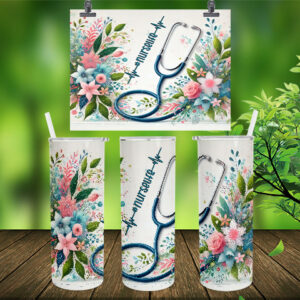 Nurse Life 20oz Tumbler Design