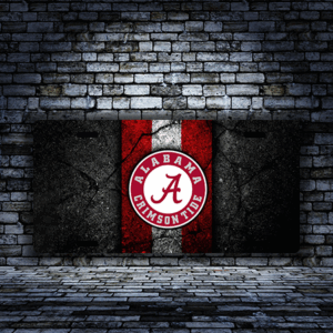 Alabama Crimson Custom License Plate
