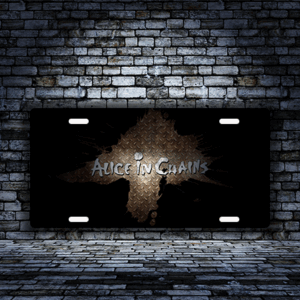 Alice in Chains Custom License Plate