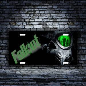 Fallout Custom License Plate