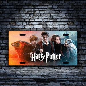 Harry Potter with Animals Custom License Plate