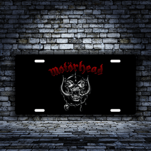 Motorhead Custom License Plate